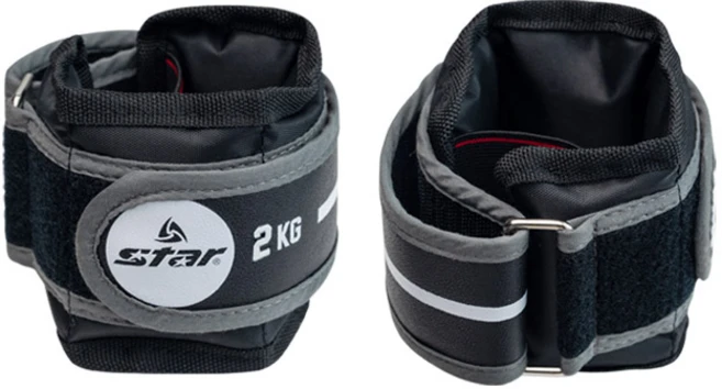 스타 모래주머니 철주머니 1kg~5kg 손목 발목, 이지중량밴드 2kg(1kg x 2개) - 쿠팡