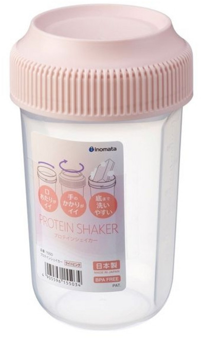 이노마타 프로틴 쉐이커, 핑크, 560ml, 1개