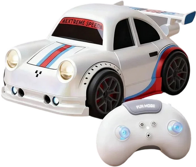 토요요 RC카 감응 드리프트 자동차 장난감 무선 조종 미니 레이싱 완구 생일 선물 추천 RC-C1, 1개, 화이트