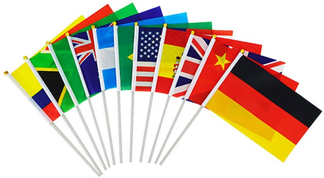 전세계 나라 미니깃발 학생 만국기 손국기 200개입, 단품, 1개, 상세페이지 참조