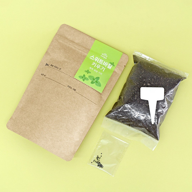 아이농부 바질 봉투화분 키트 마이플랜트