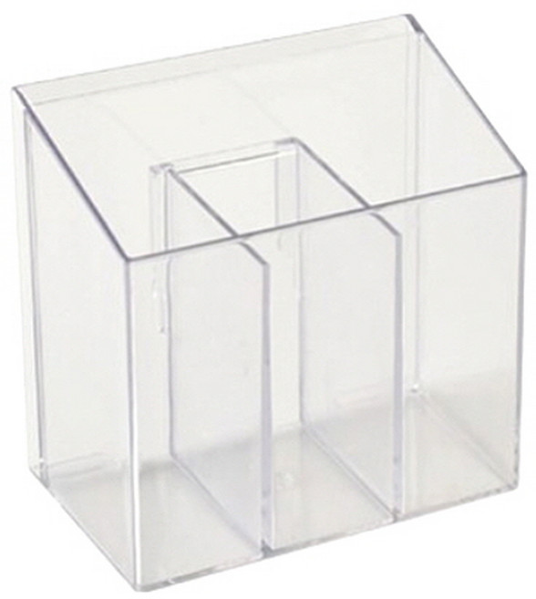 스윗브릿지 무타공 미니 약 정리함 부착식 칸막이 수납함, 6개, 투명