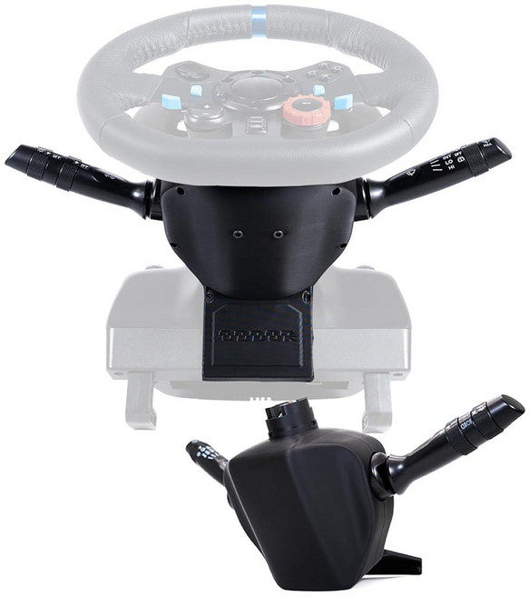 로지텍 G27/G29/G920/G923 게임 스티어링 휠용 방향 지시등 와이퍼 레버 콤비네이션 스위치 DIY PC 조광기 헤드라이트 스위치 레이싱 시뮬레이터 콘솔 ATS ET