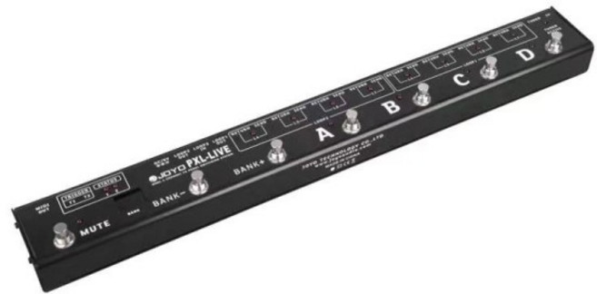 JOYO PXL LIVE 미디 컨트롤러 루퍼 효과 일렉트릭 기타 페달 프로그래밍 가능한 그룹핑 시스템