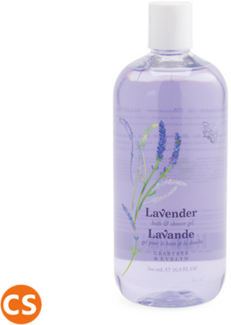 (타임세일) 크랩트리 앤 에블린 라벤더 샤워젤 Crabtree & Evelyn Body Lavender Shower Gel 500ML, 1개