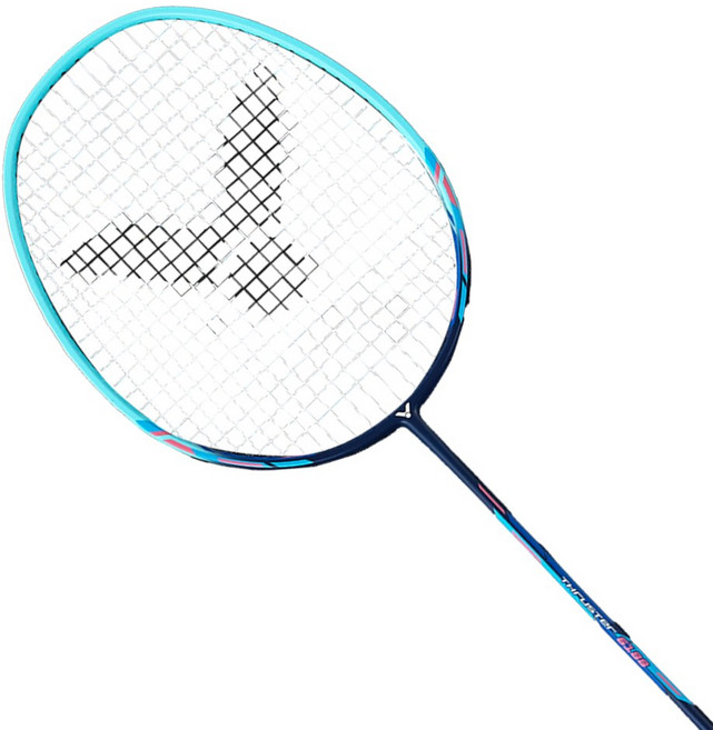 빅터 트러스터 K 6188 5U 블루블랙 경량 입문 선수용 스트링 미포함 배드민턴라켓, 1개