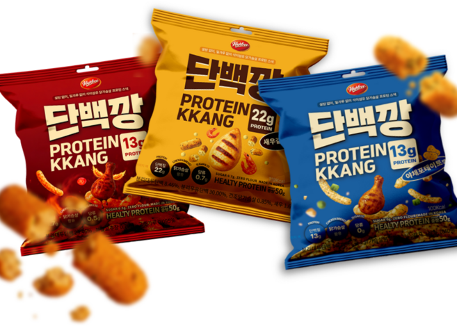 단백깡 갈릭새우 매콤고추 단짠야채 3종 혼합 단백질 저당과자, 1세트, 3종(알싸고추깡+새우갈릭깡+야채포테이토깡)