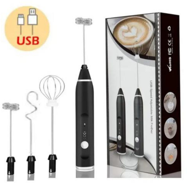 휴대용 미니 소형 믹서기 텀블러 블렌더 다용도 멀티 핸드 믹서기 휴대용 우유 거품기 무선 USB 전기 커피 카푸치노