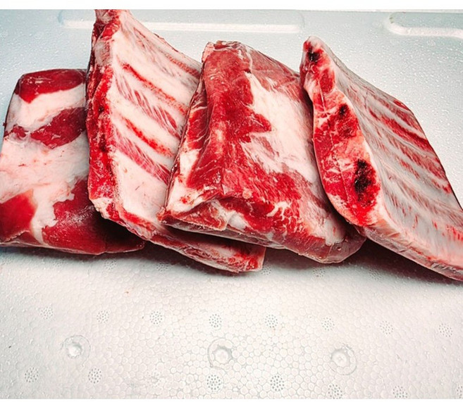 [행복미트] 돼지 앞갈비 돈갈비 쪽갈비 구이용 찜용 1kg+1kg 총 2kg [당일발송], 2개, 1kg