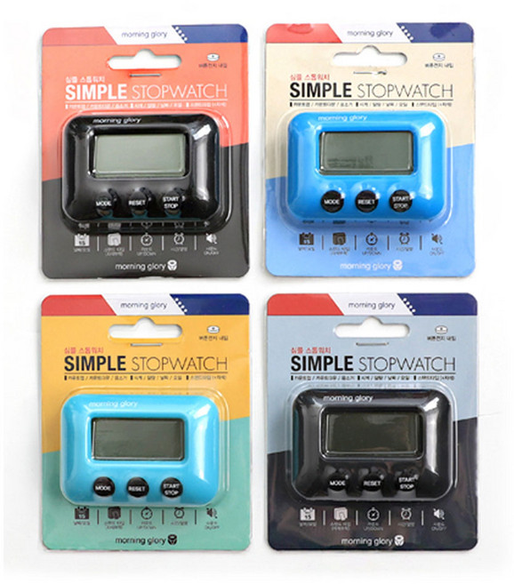 모닝글로리 심플 스톱워친 타이머 (랜덤발송)