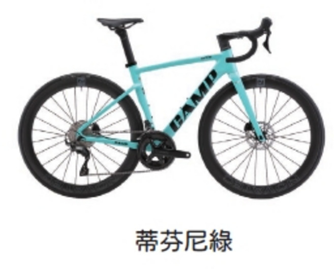 CAMP SR5 PRO 碟煞版鋁合金公路車 搭配Shimano 105 機械變速 內走線 碳纖維一體式車手把, 1個, 蒂芬尼綠,460mm