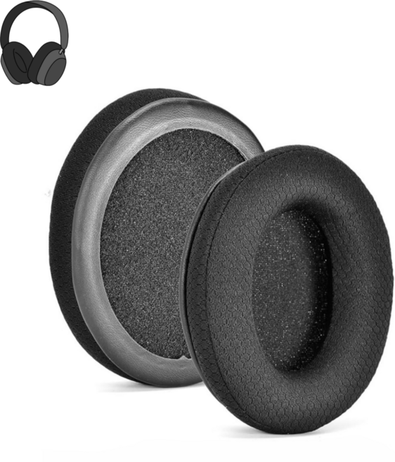 킹스톤 하이퍼엑스 클라우드 이어패드 / 스팅어 알파 이어패드 헤드셋 헤드폰 교체 쿠션 커버, 1세트, 메쉬, 하이퍼엑스 이어패드