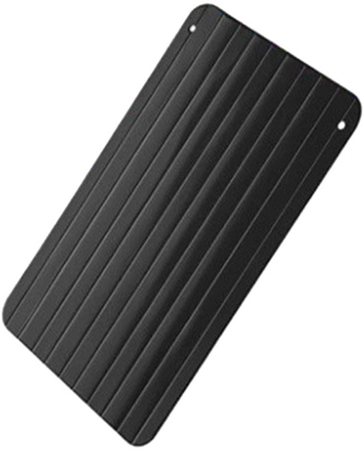 냉동 고기 및 식품용 빠른 해동 트레이 해동 도구 생선 닭고기 및 야채용 알루미늄 해동 보드, L, 1개