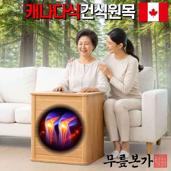 무릎본가 캐나다식 프리미엄 건식반신욕기 빠른예열 가정용 1인 좌식사우나 족욕기 찜질기, 기본형(바닥 토르말린 40개)