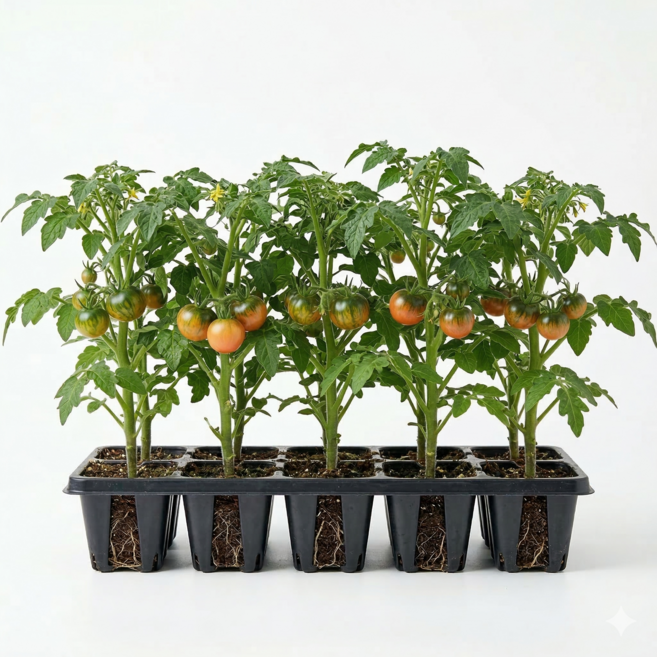 대저토마토 짭짤이 모종 키우기, 5개