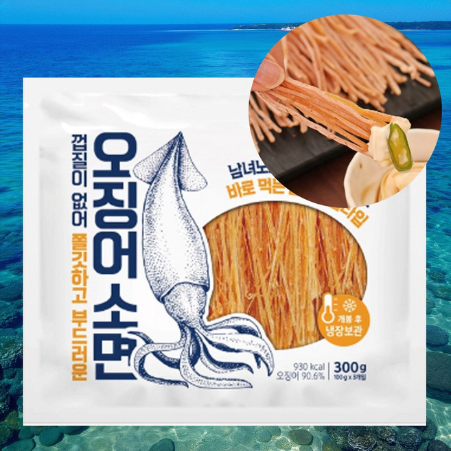 코스트코 마마스초이스 오징어소면, 1개, 300g