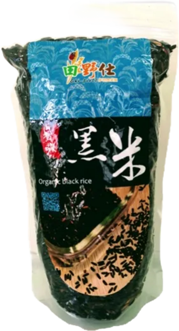 【田野仕】台灣原生種有機黑米 400g 中興大學有機認證, 1個