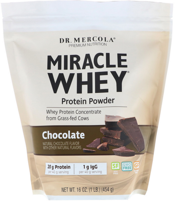 닥터머콜라 Miracle Whey 단백질 파우더 초콜릿 1lb(454g), 1개