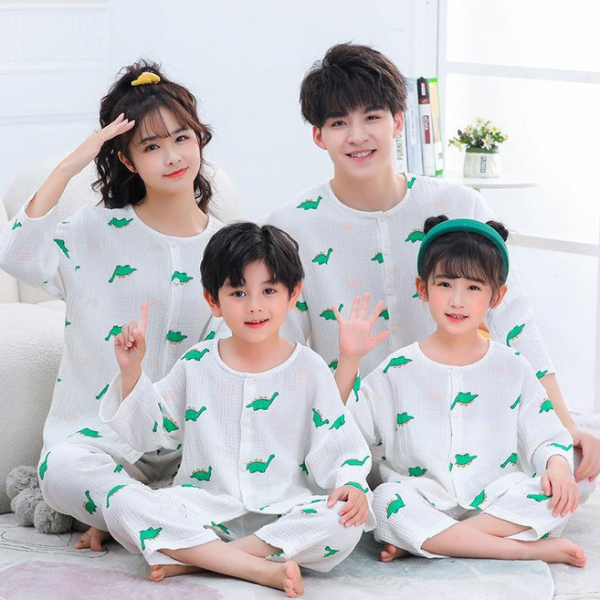 兒童睡衣 純棉家居服套裝