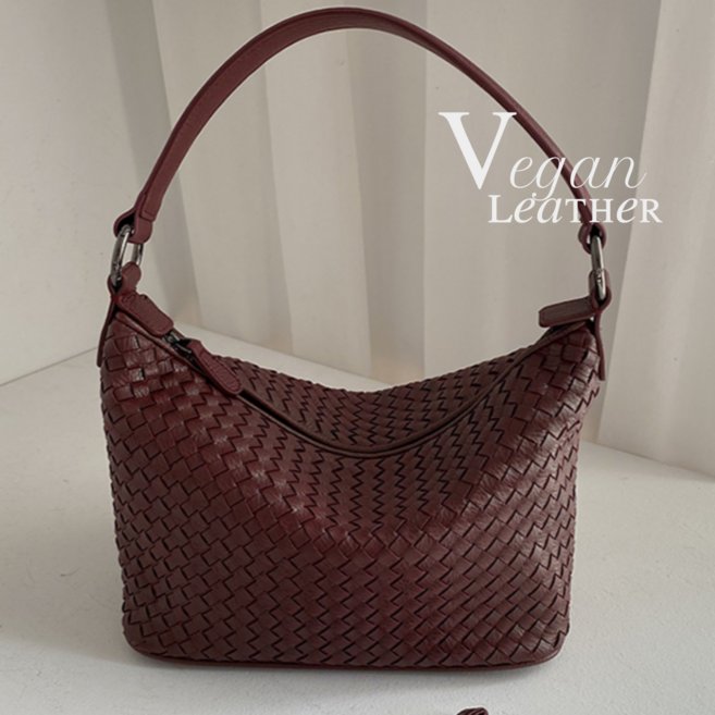 비건레더 위빙 토드백 가죽꼬임 버킷백 숄더백겸용 명품스타일 사랑스러운 여자친구선물 RM240265