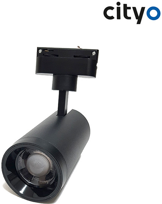 씨티오 LED 트랙용 렌즈투광기 30W COB 블랙 주백색, 블랙 - 주백색_아이보리빛, 1개