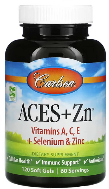 칼슨 ACES + Zn 120소프트젤, 2정, 1개, 120정 - 쿠팡