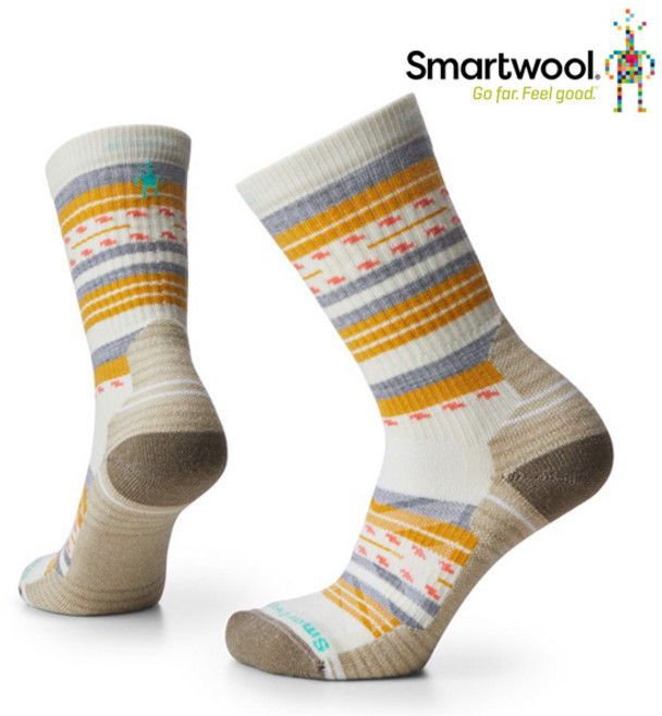 [스마트울] W Hike Light Cushion Margarita Crew Socks 여성 양말 / SWC1WWS005, M 240~265, NATURAL, 1개