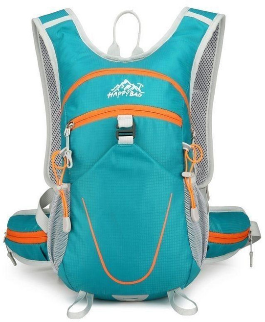HAPPY BAG 戶外運動雙肩包, 湖藍色