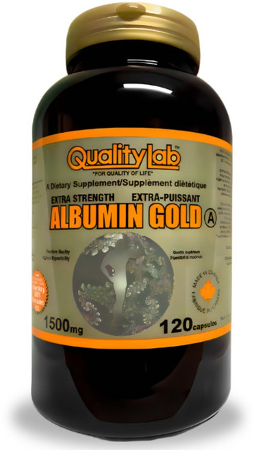 캐나다 퀄리티랩 알부민 1500mg +사은품, 1개, 120정