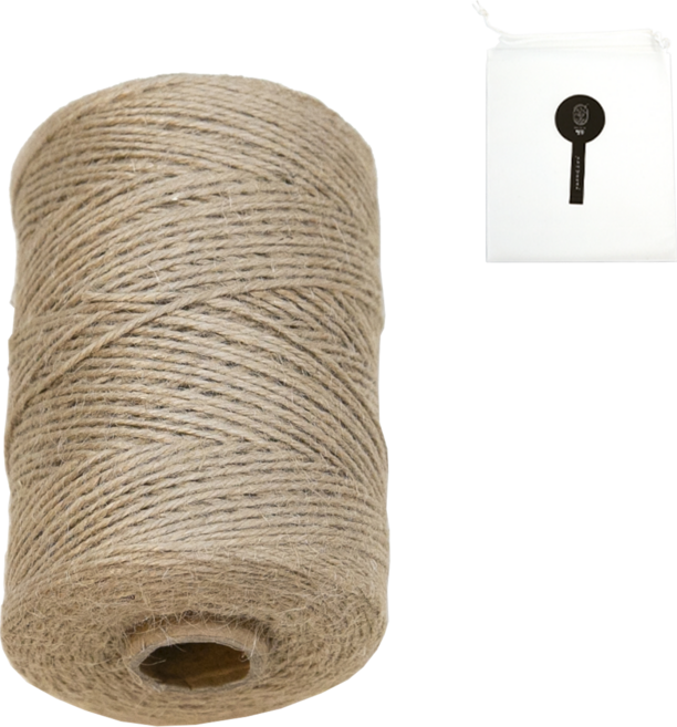 갬부지 마끈 2mm 파우치 포함, 브라운, 300m, 1개