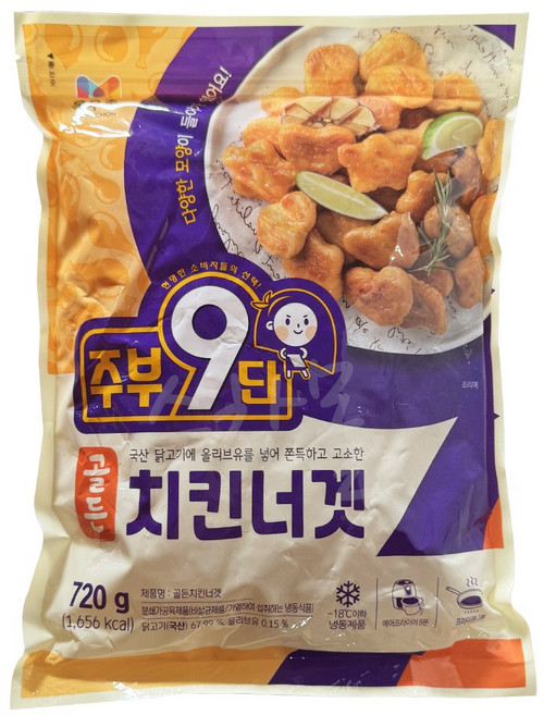 목우촌 골든치킨너겟, 720g, 2개