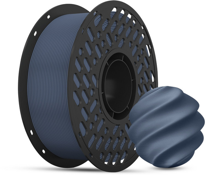 3D프린터 매트 PLA 필라멘트 1.75mm 1kg 무광 뱀부랩 P1S X1C A1 호환, 미드나잇 블루, 무광 시리즈