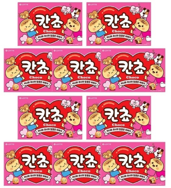 롯데 칸쵸 대용량 196g x 10개