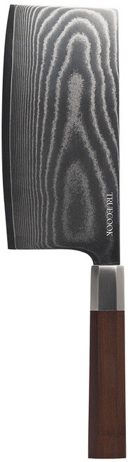 트루쿡 클래식 에디션 칼 도마 9종 세트, VG-10 다마스커스 중식 나이프, 1개