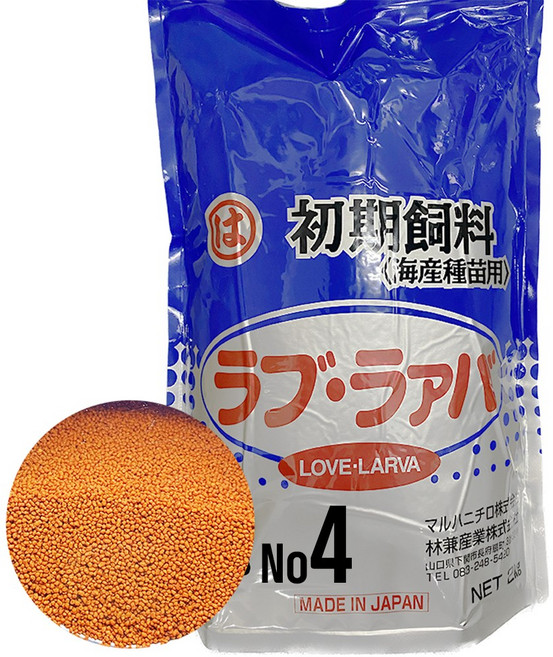 러브라바 4호 [택배비 2500원] 양어장종묘사료 사료, 1kg, 1개