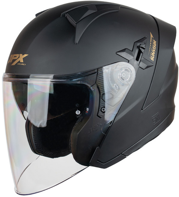 JPX헬멧 NOVA-X 오픈페이스 바이크 오토바이 헬멧, 01.무광블랙