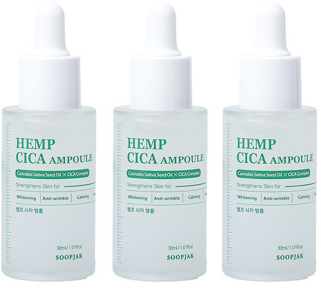 숲작 햄프시카 앰플, 3개, 30ml