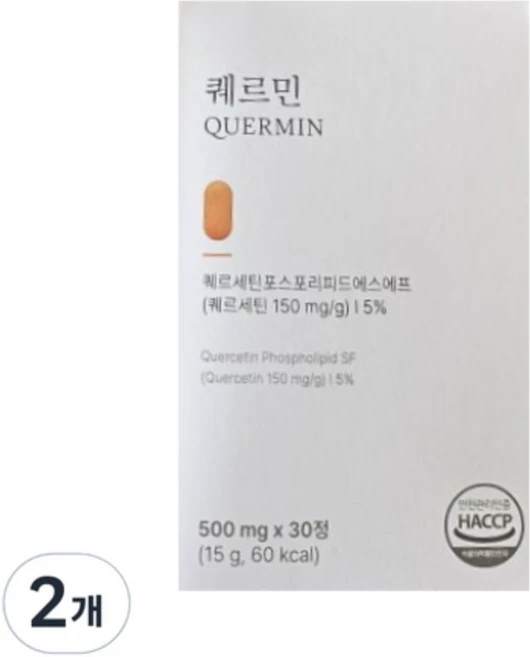 마이디데이 퀘르민 퀘르세틴 브로멜라인, 2개, 30정 - 쿠팡