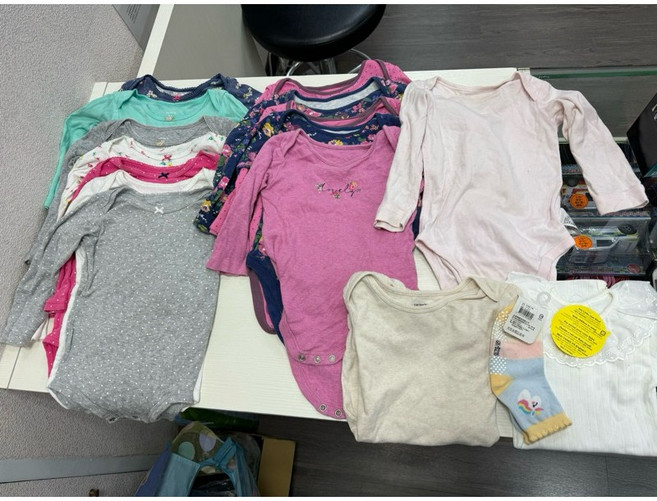 Carter's 嬰兒長袖包屁衣組 多款花色 舒適純棉