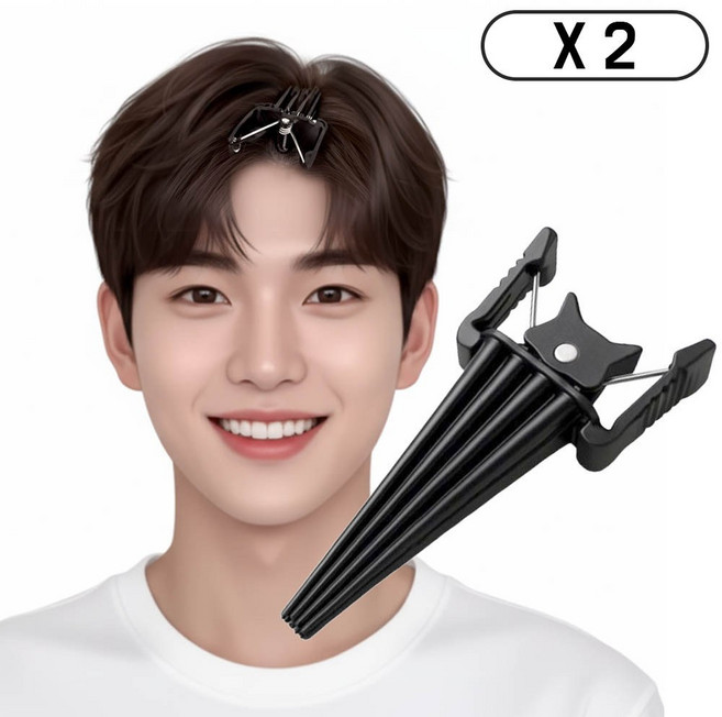 D-FS1-1302-03 볼륨 집게 / 윙, 4개, 블랙