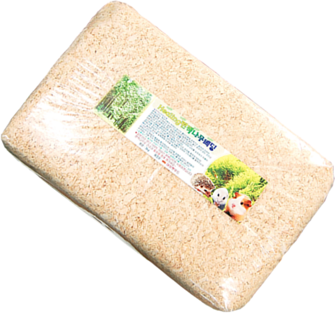 러브펫 햄스터 토끼 고슴도치 기니피그 깔집 톱밥 베딩 편백나무베딩 2.5kg, 1개