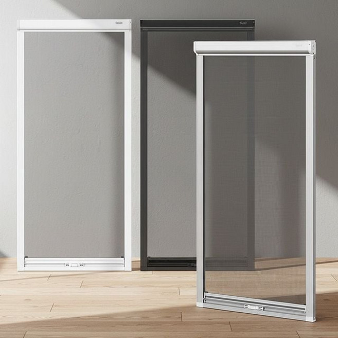 창문 롤방충망 500x1100 창문형 방충망틀 셀프시공 설치 제작 ala+7986fs, 그레이 사면 500x1100