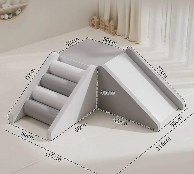 소프트 미끄럼틀 놀이방 슬라이딩 소프트뜀틀 세트 대형스펀지매트, 7종 조합 모카 추천 5세 이하