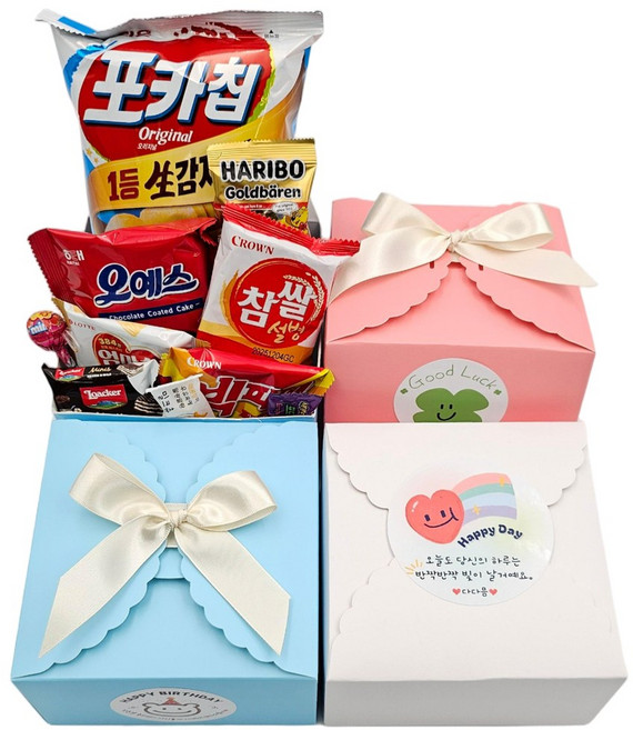 다다믐 큰다믐세트(라지세트) 답례품 과자선물세트 간식 구디백 단체 소포장 설명회 독서 시험 국시 응원 축하 감사 기말 졸업 입학 발표회 수료식 졸업답례품 행사 교회, 1개