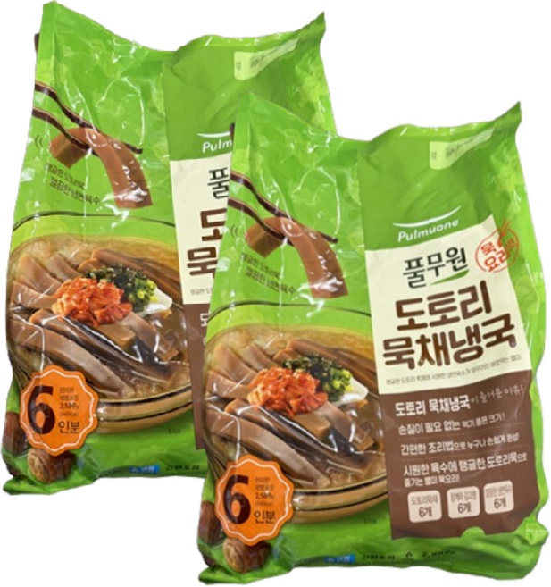 코스트코 풀무원 도토리묵채냉국 2589g(6인분)x2개, 2개, 2.589kg