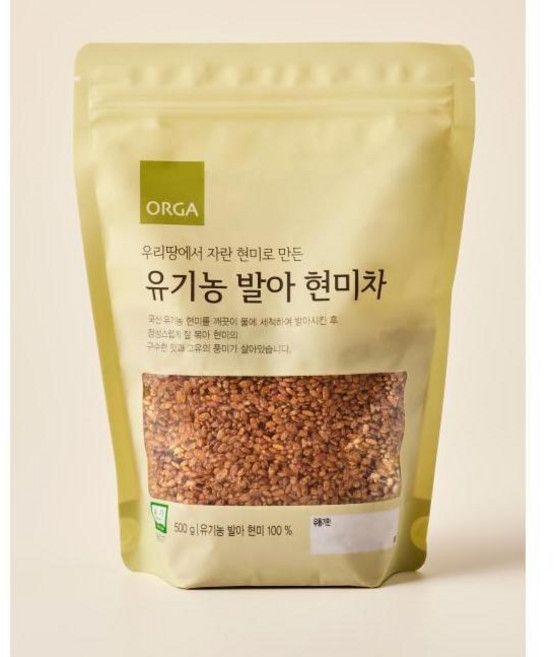 올가홀푸드 유기농 발아 현미차, 500g, 6개