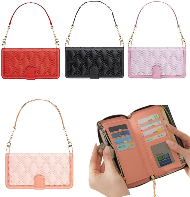 갤럭시S24울트라 SM-S928N -투빗퀄빗-라잇- 손목줄 스트랩 지퍼형 카드지폐 수납 다이어리형 휴대폰 케이스