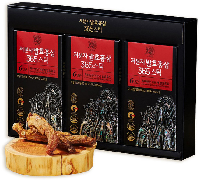 K-G-W 저분자발효홍삼 365스틱 6년근홍삼농축액, 1개