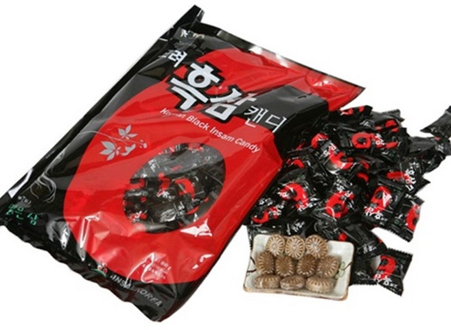 흑삼캔디 홍삼사탕 홍삼캔디 흑삼사탕 국산 800g, 1개