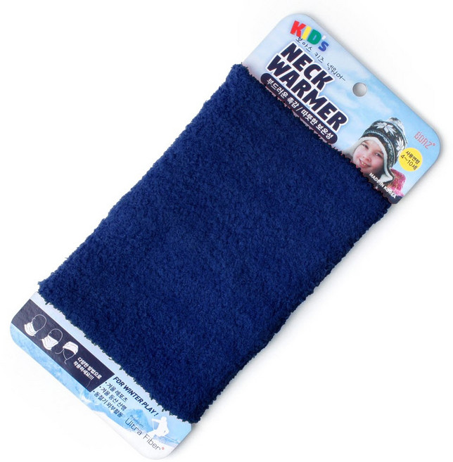 토탈하우스 국산 BOAZ 보아스 넥워머 키즈 방한용 극세사 아동용 목토시 목도리 머플러 버프, 네이비-BOAZ-보아스-넥워머-키즈-4421, 1개